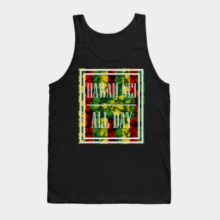 Hawai'i Kanaka Maoli Floral Flag by Hawaii Nei All Day Tank Top